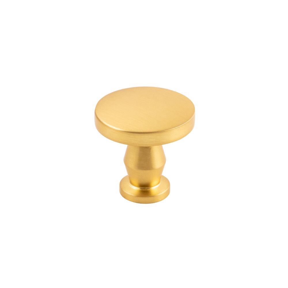 Belwith Keeler B078788BGB Anders Knob 1 1/4" Diameter in Brushed Golden Brass