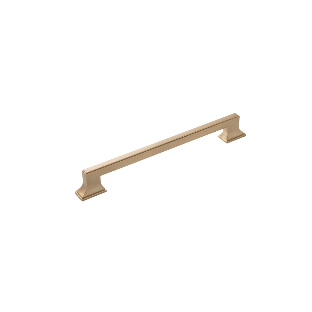 Belwith Keeler B078830-CBZ Brownstone Collection Appliance Pull 12 Inch Center to Center Champagne Bronze Finish