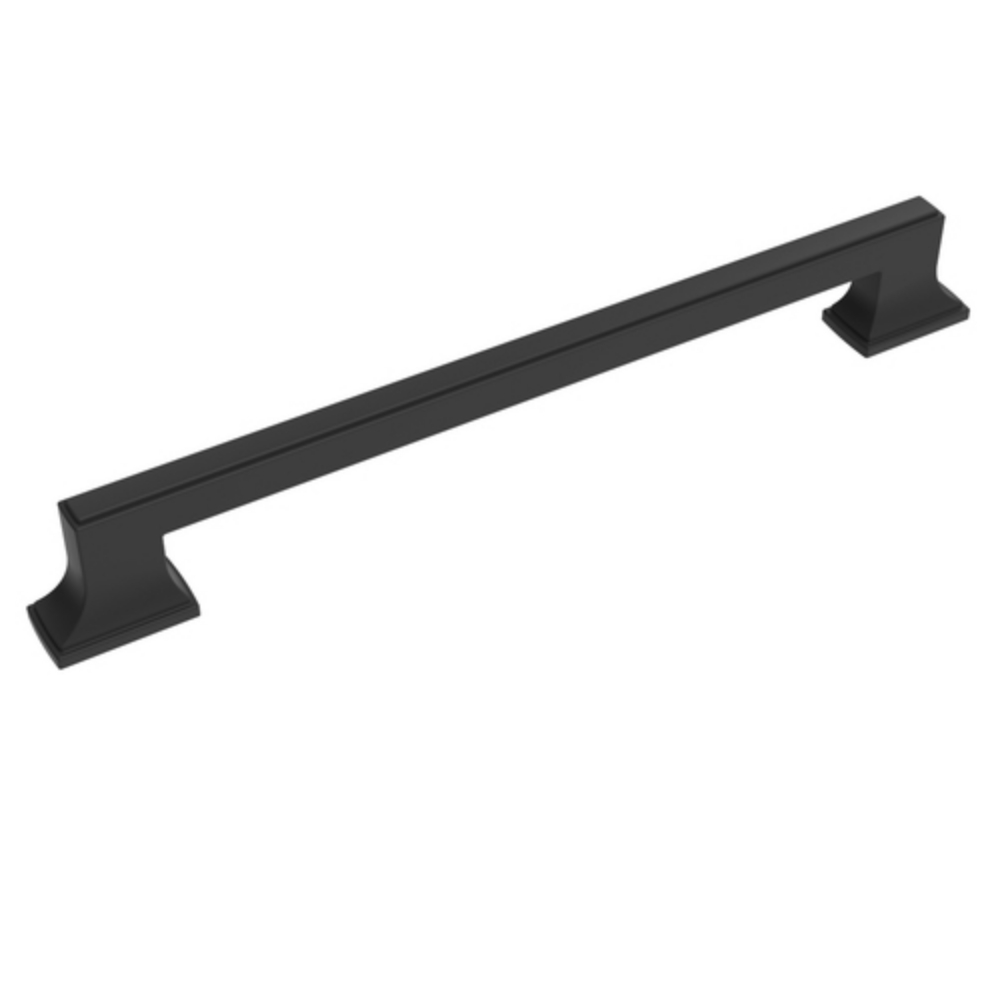 Belwith Keeler B078830-MB Brownstone Appliance Pull 12" Center to Center in Matte Black