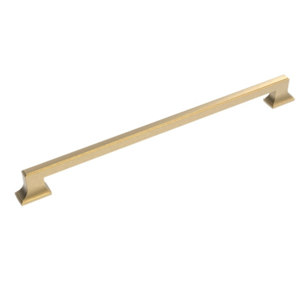 Belwith Keeler B078831-BGB Brownstone Appliance Pull 18" Center to Center in Brushed Golden Brass