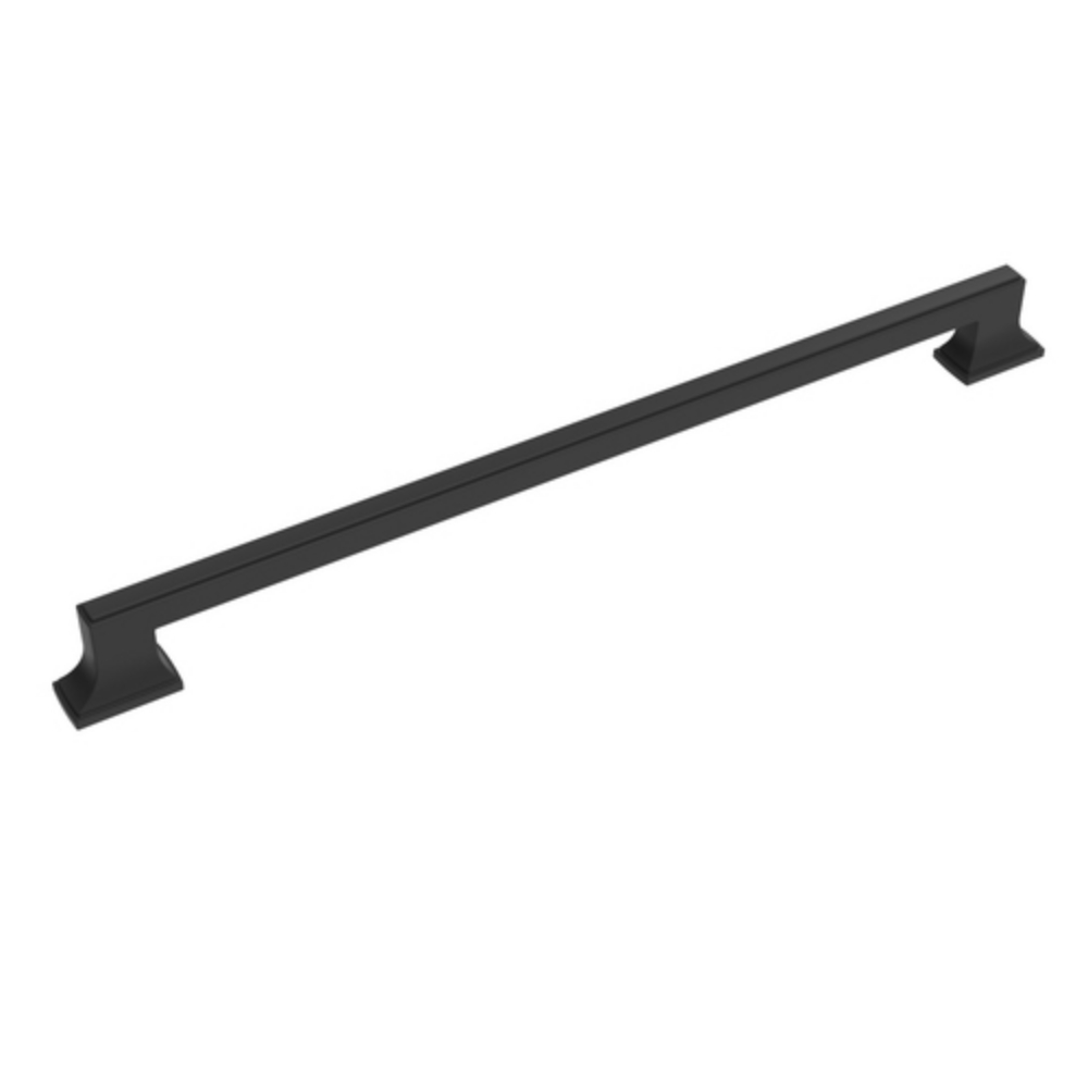 Belwith Keeler B078831-MB Brownstone Appliance Pull 18" Center to Center in Matte Black