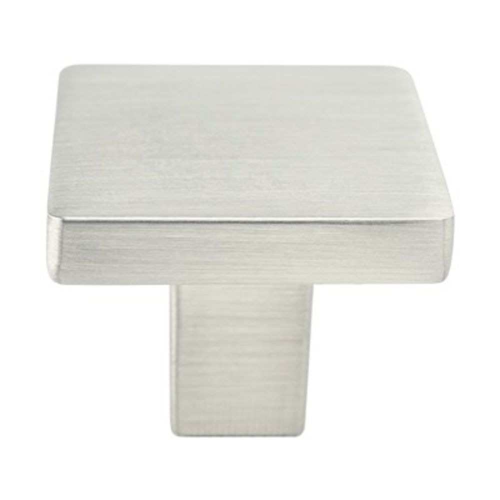 Berenson 0949-1BPN-P Contemporary Advantage One Square Knob in Brushed Nickel
