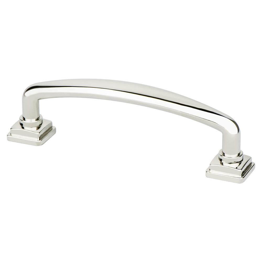 Berenson 1280-1014-P Tailored Traditional Timeless Charm 96mm Pull Polished Nickel  