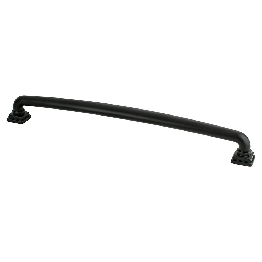 Berenson 1305-1055-P Tailored Traditional Timeless Charm 12in. Appliance Pull Matte Black  