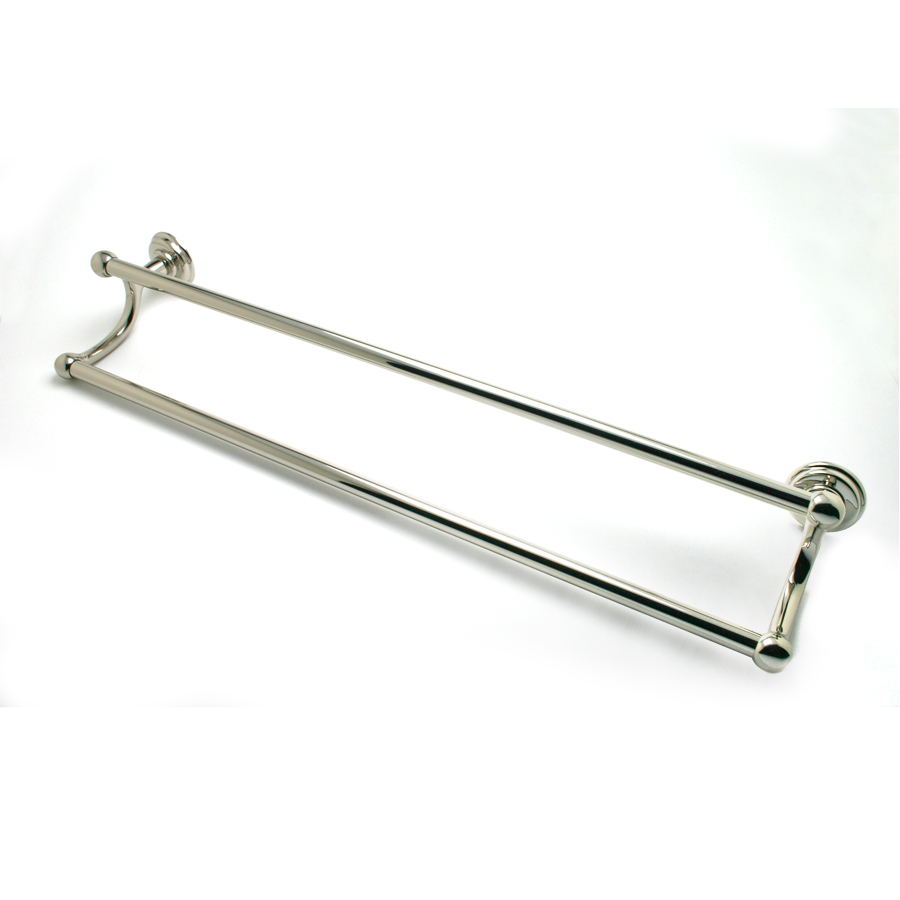 R. Christensen by Berenson Hardware 2122US14 24" Double Towel Bar Polished Nickel