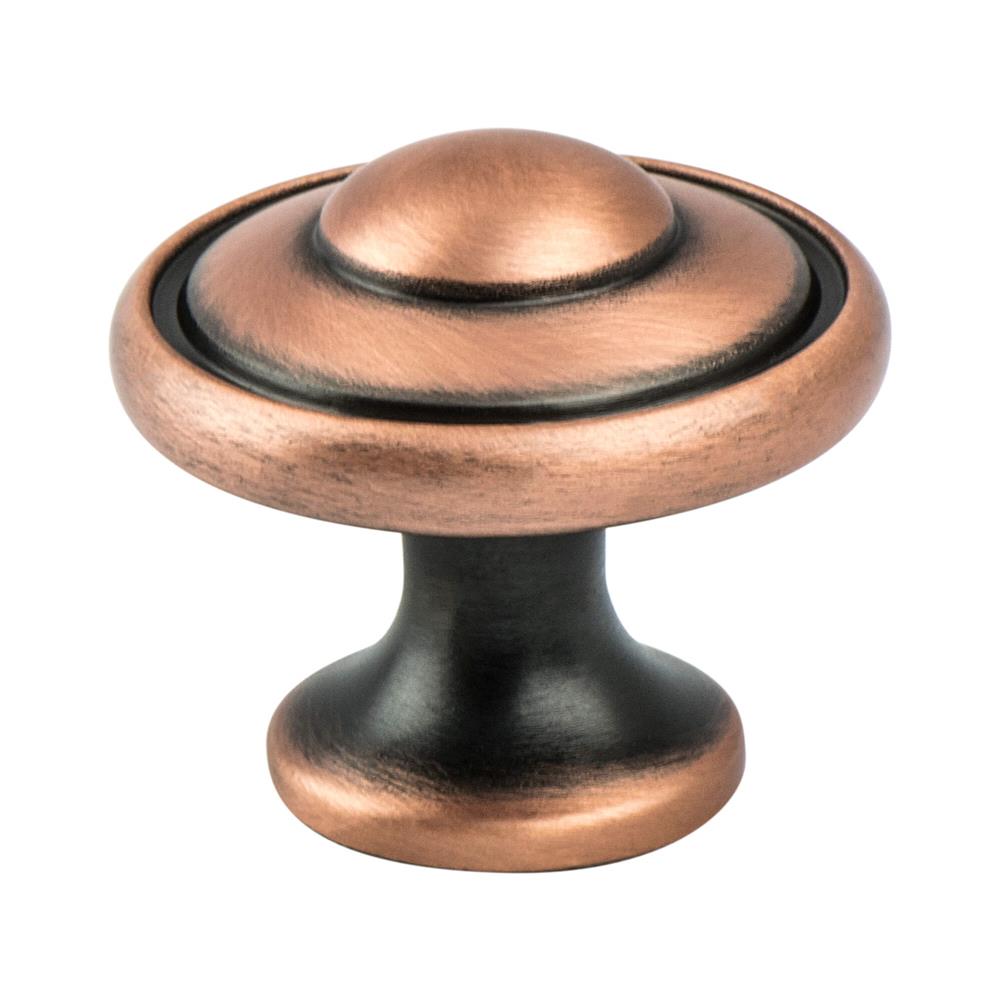 Berenson 2923-1BAC-P Euro Traditions Timeless Charm Knob Brushed Antique Copper  