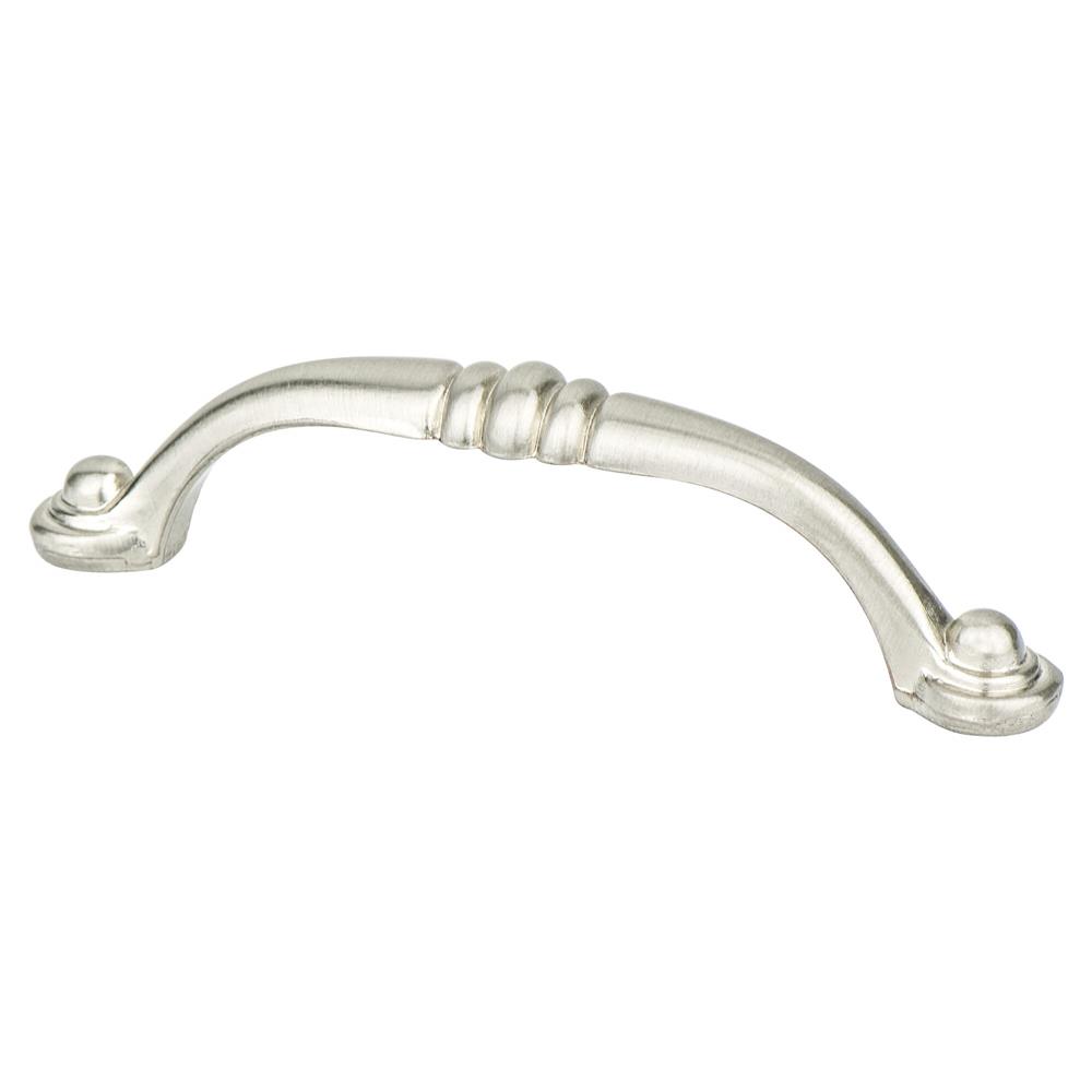 Berenson 2930-1BPN-P Euro Traditions Timeless Charm 96mm Pull Brushed Nickel  
