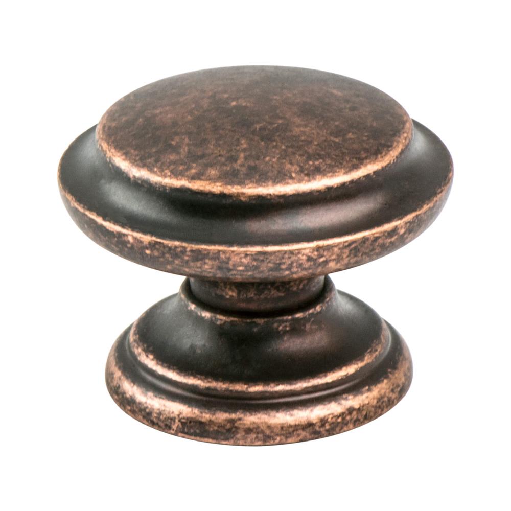 Berenson 2977-1RC-C Euro Rustica Artisan Inspired Ringed Knob Rustic Copper  