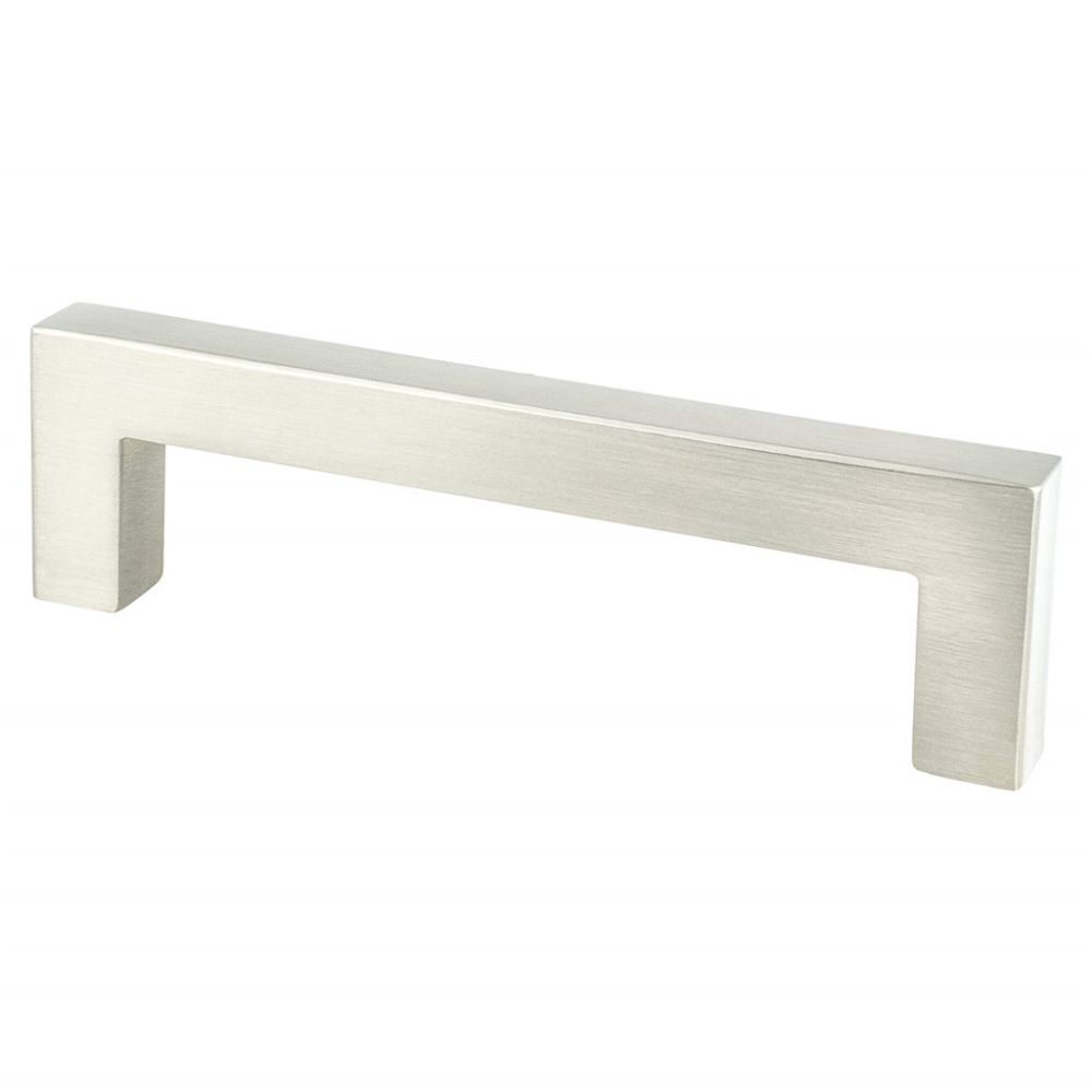 Berenson 9009-4BPN-P Contemporary Advantage One 96mm CC Square Pull in Brushed Nickel Look