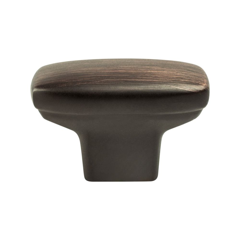 Berenson 9185-10VB-P Transitional Advantage One Rounded Rectangle Knob -in Verona Bronze