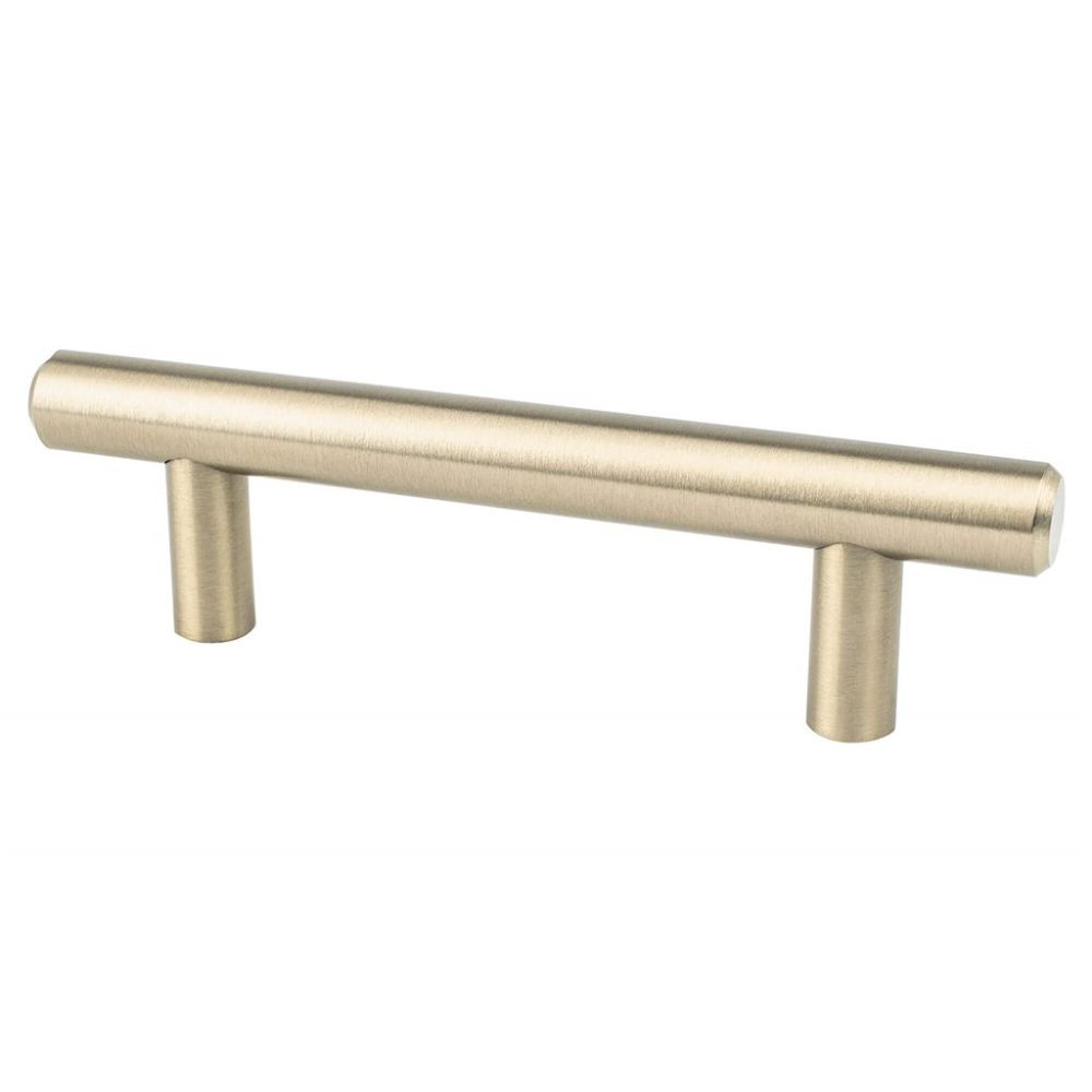 Berenson 9540-20CZ-P Transitional Advantage Two 3" CC T-Bar Pull in Champagne