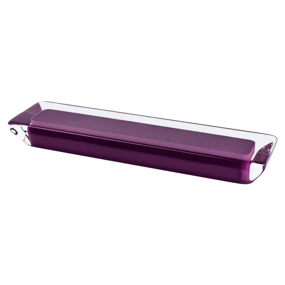 R. Christensen by Berenson Hardware 9760-7000-P Pull 96Mm Purple And Transparent