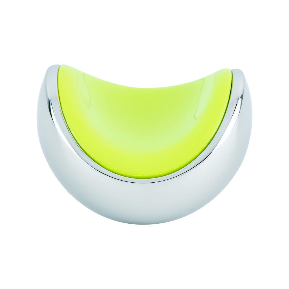 R. Christensen by Berenson Hardware 9772-1000-P Knob 40Mm Polished Chrome And Lime