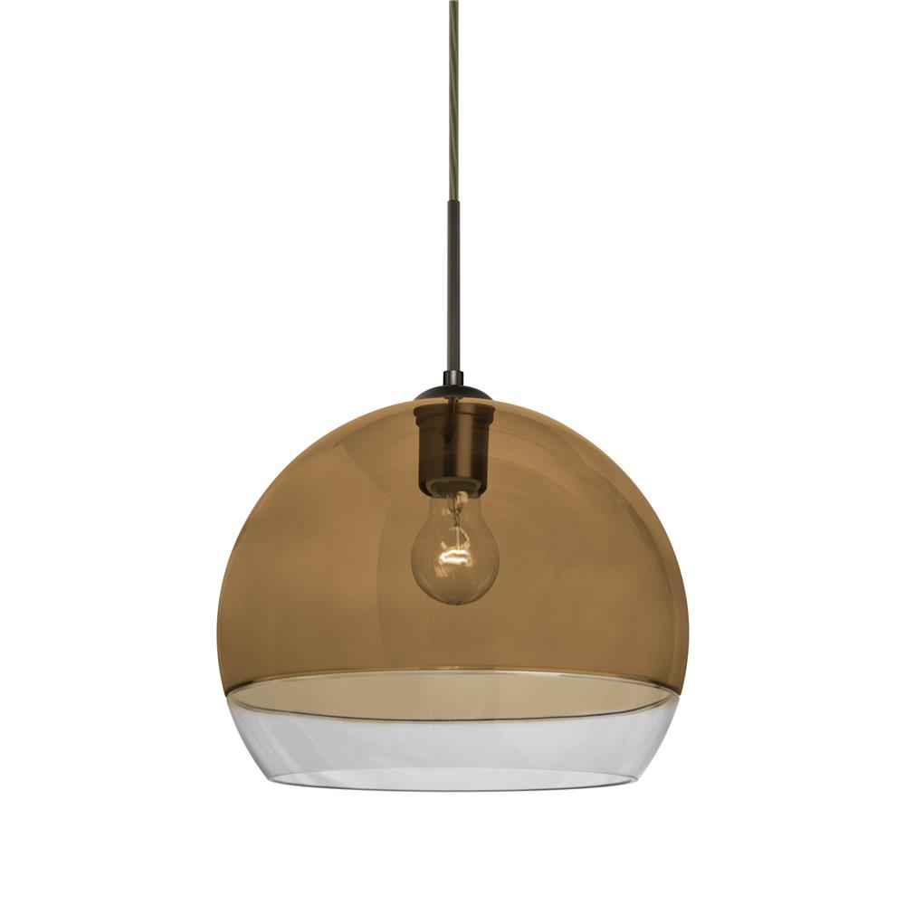 Besa Lighting 1JT-ALLY12AM-BR Ally 12 Cord Pendant in Bronze Finish