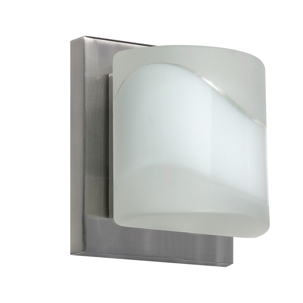 Besa Lighting 1WS-787399-LED-SN Paolo Satin Nickel 120V Sconce Int Only
