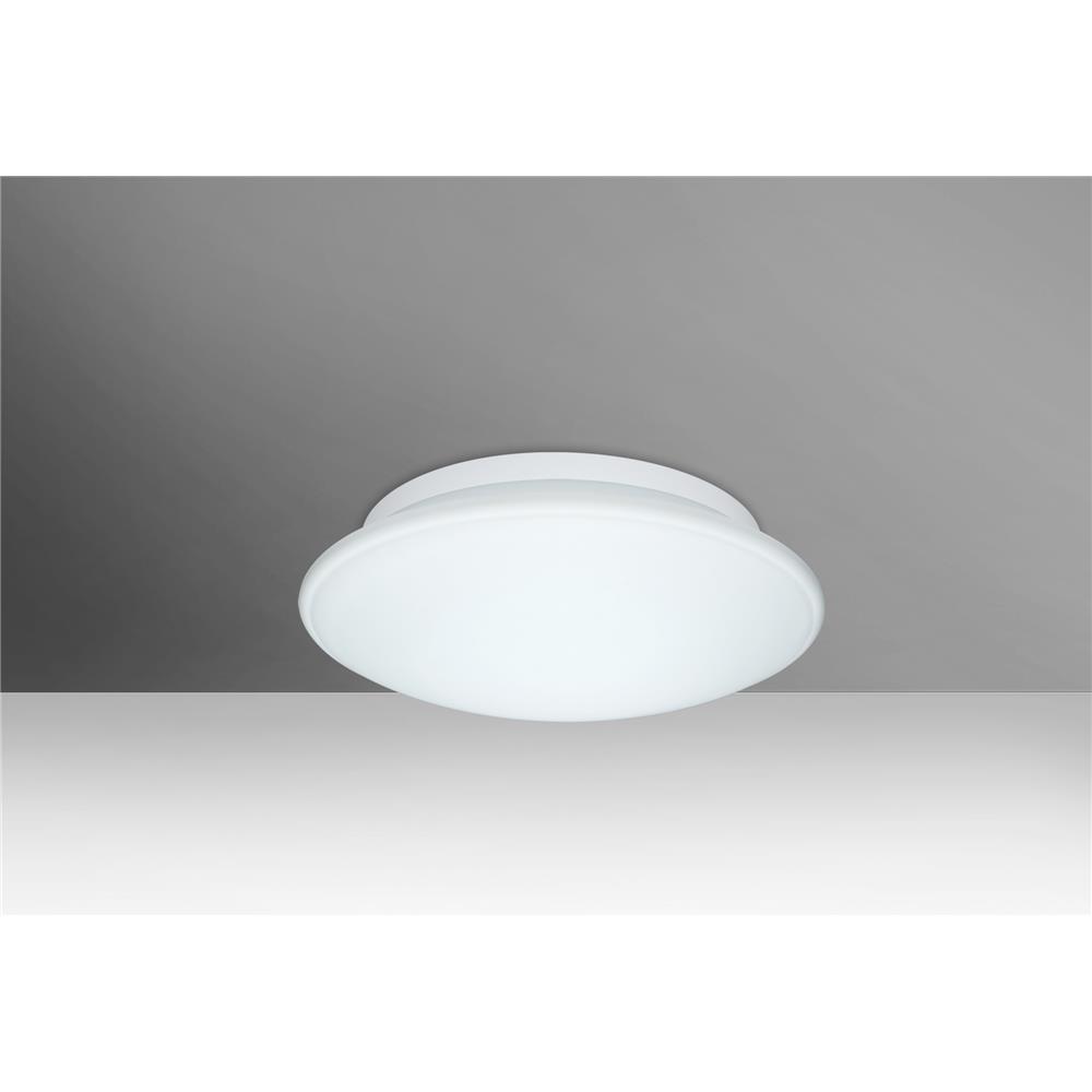 Besa Lighting 943207C-LED Sola 10 Opal Matte glass 120V Flush Mount