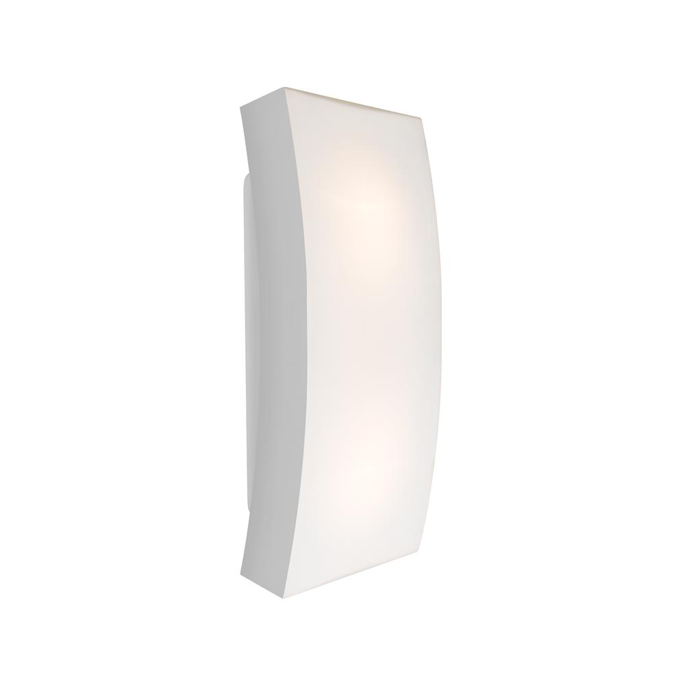 Besa Lighting BILLOW15-LED-SL Billow 15 Outdoor Sconce in Silver Finish