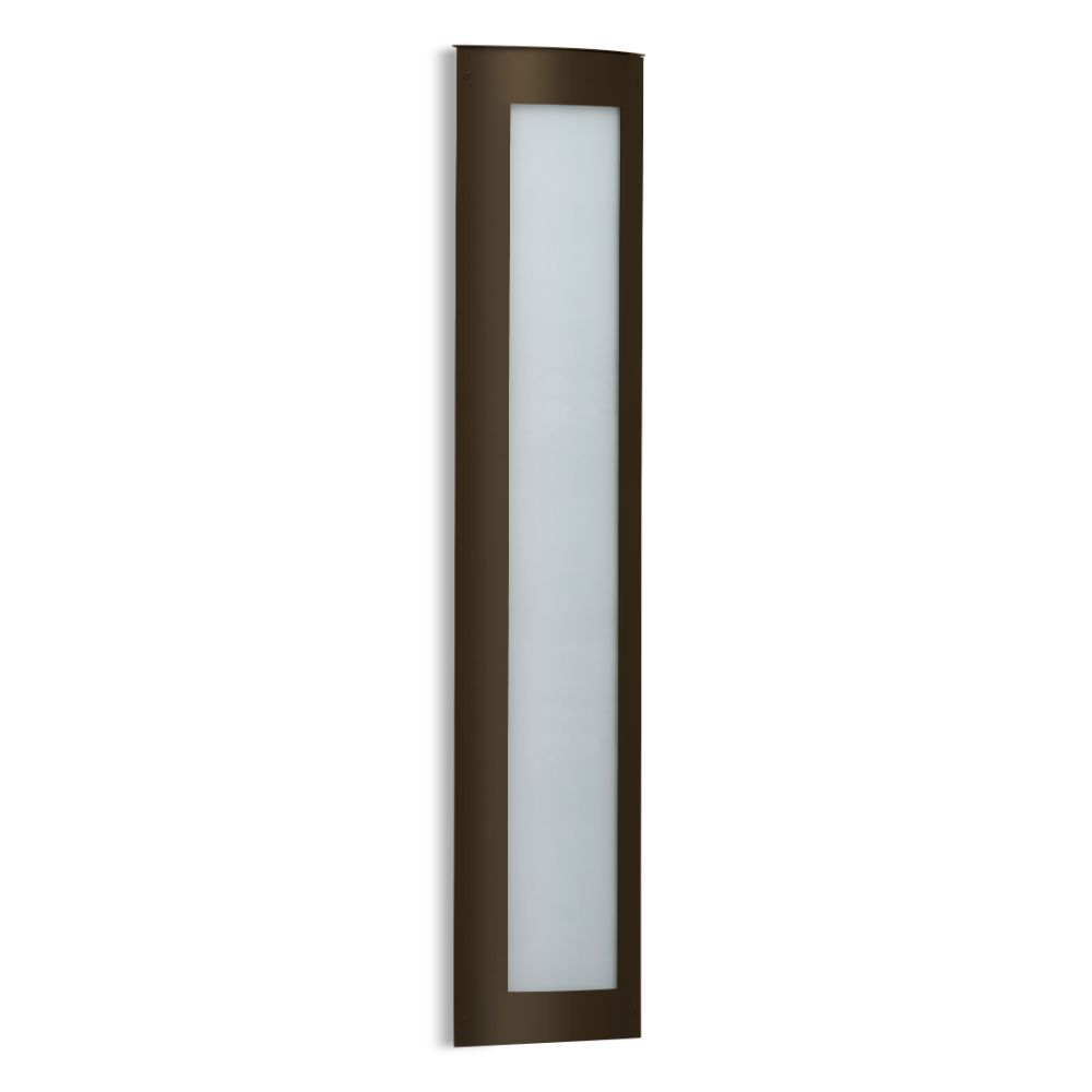 Besa Lighting EXPO38-WA-LED-BR Expo 38 Outdoor White Acrylic 1x48W LED in Bronze