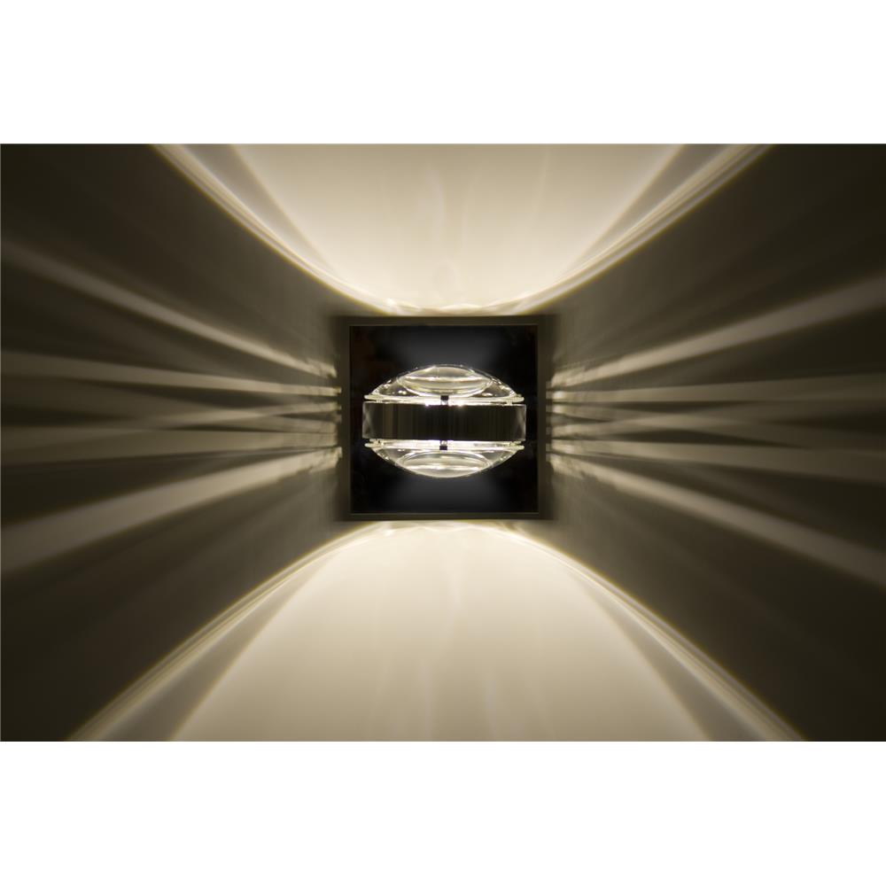 Besa Lighting OPTOS1W-CLCL-CR Optos Wall Sconce