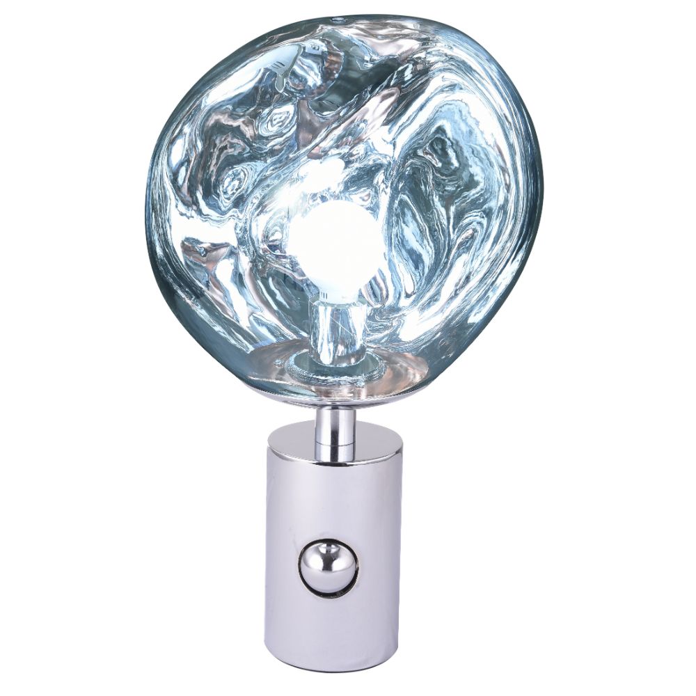 Bethel International DLS18T10S Table Lamp in Silver