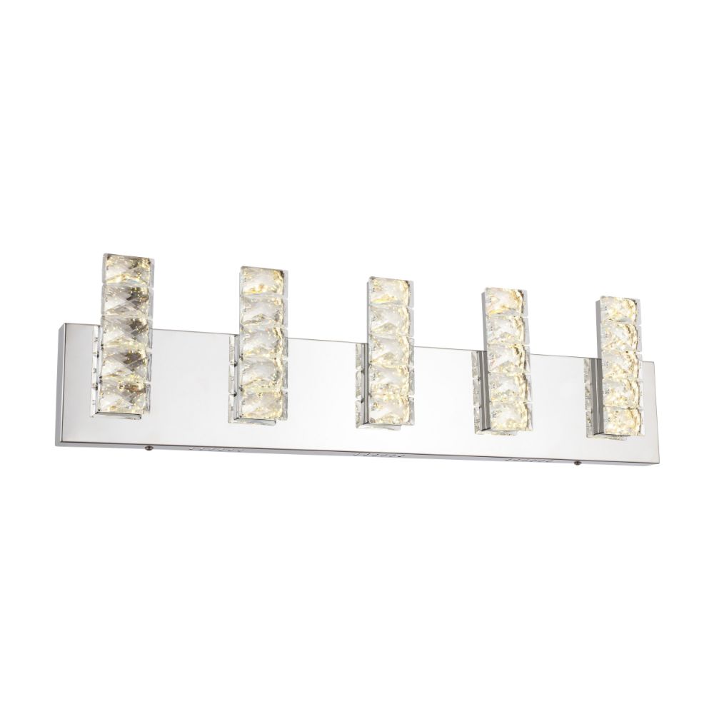 Bethel International FT36W26CH LED Wall Sconce in Chrome