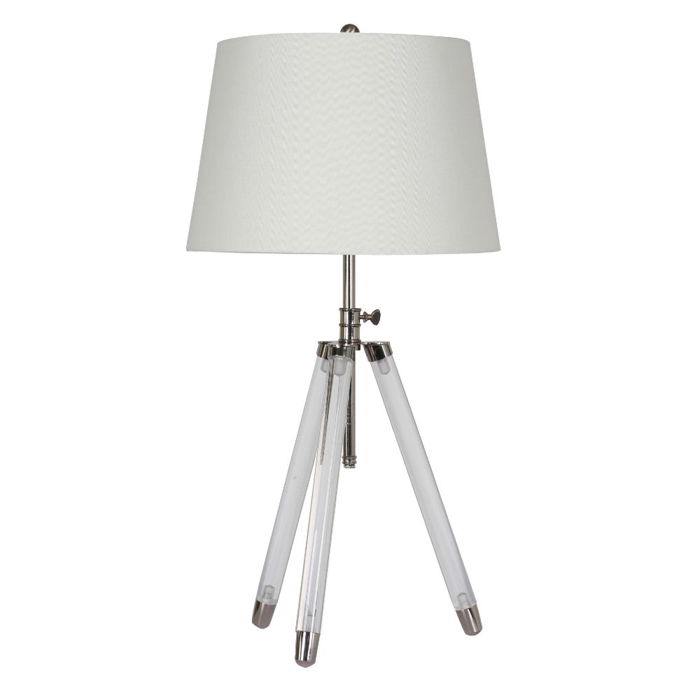 Bethel International JTL17KT-CL Table Lamp in Chrome