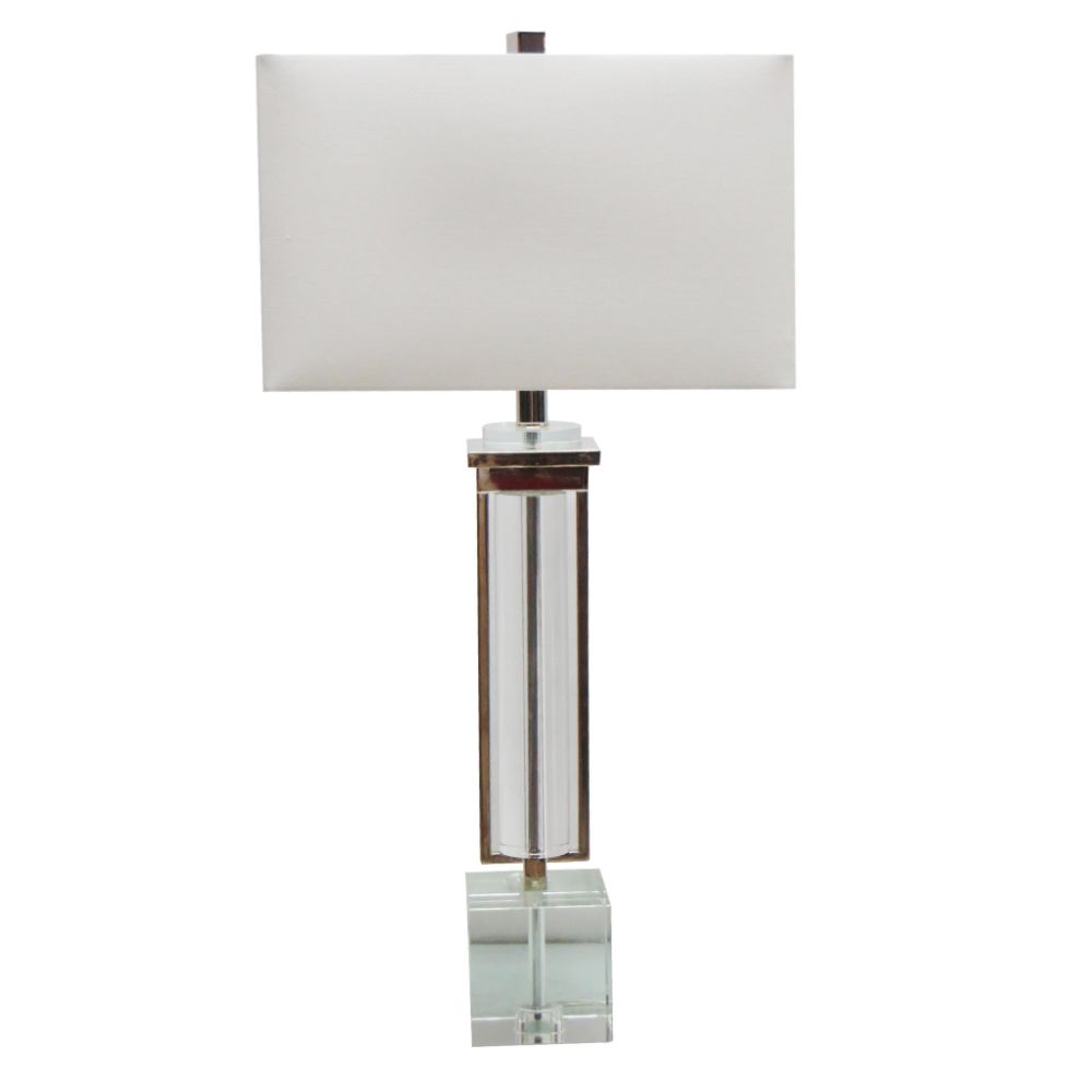 Bethel International JTL41RC-PN Table Lamp in Polished Nickel