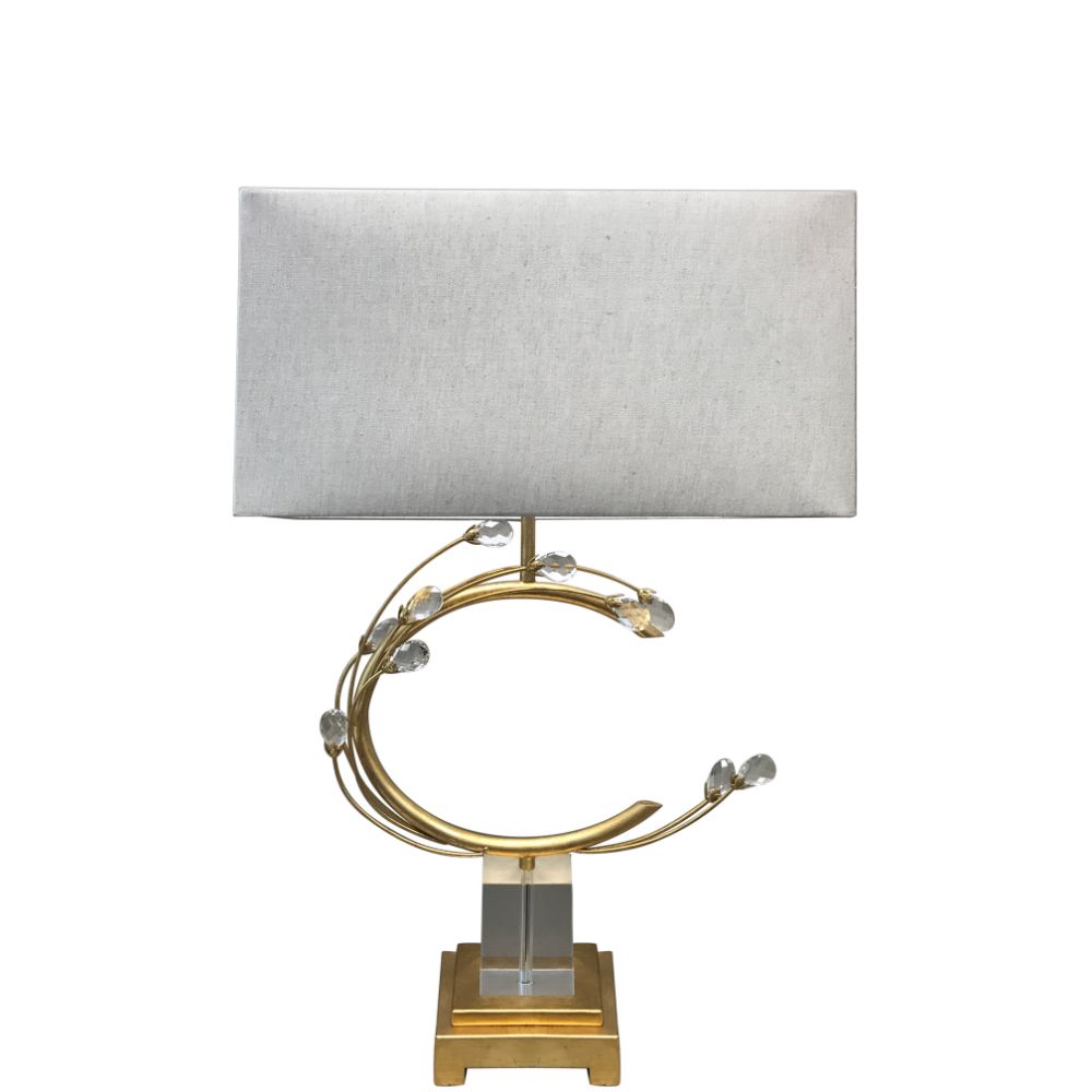 Bethel International JTL44RC-GL Table Lamp in Gold