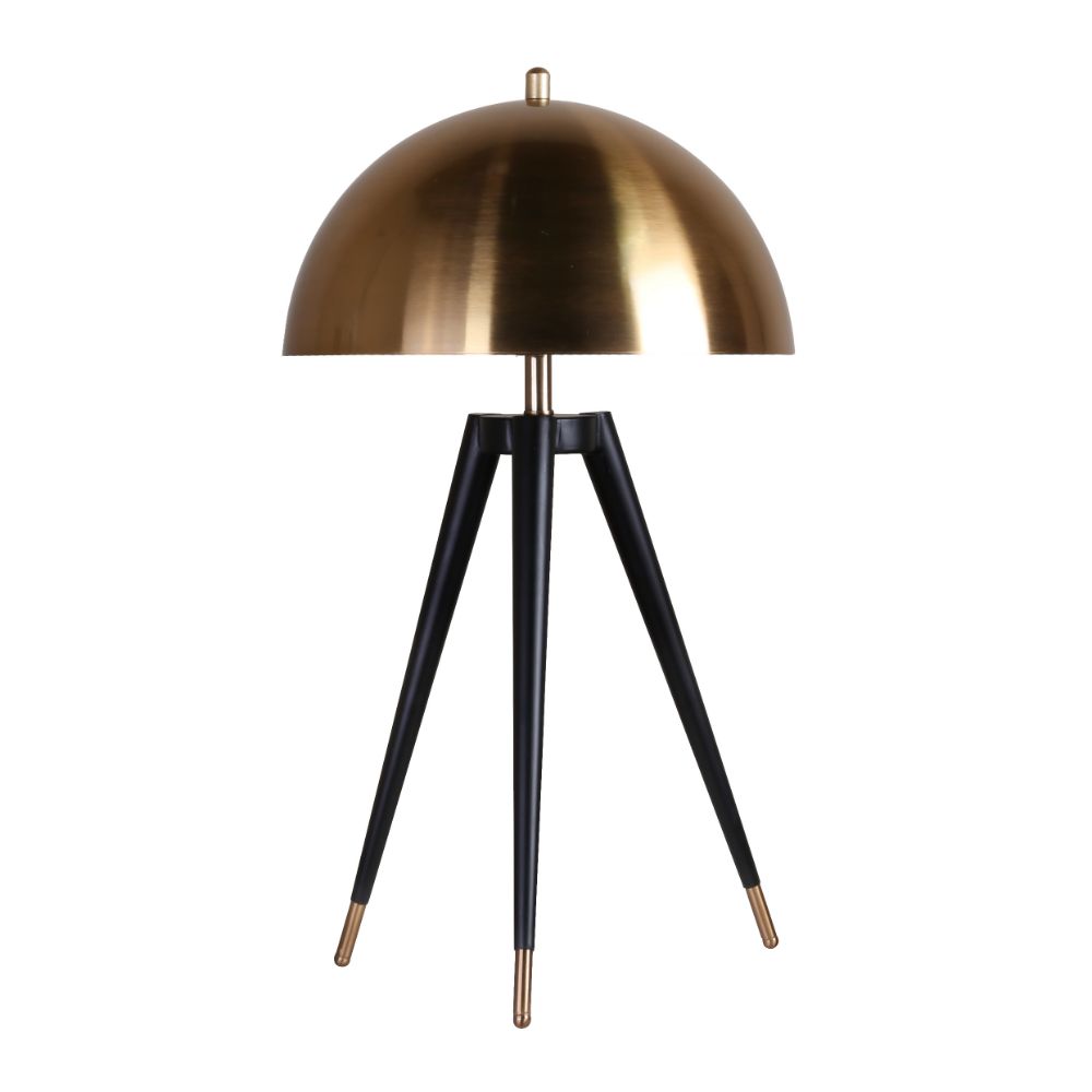 Bethel International MTL17PQ-GD Table Lamp in Gold
