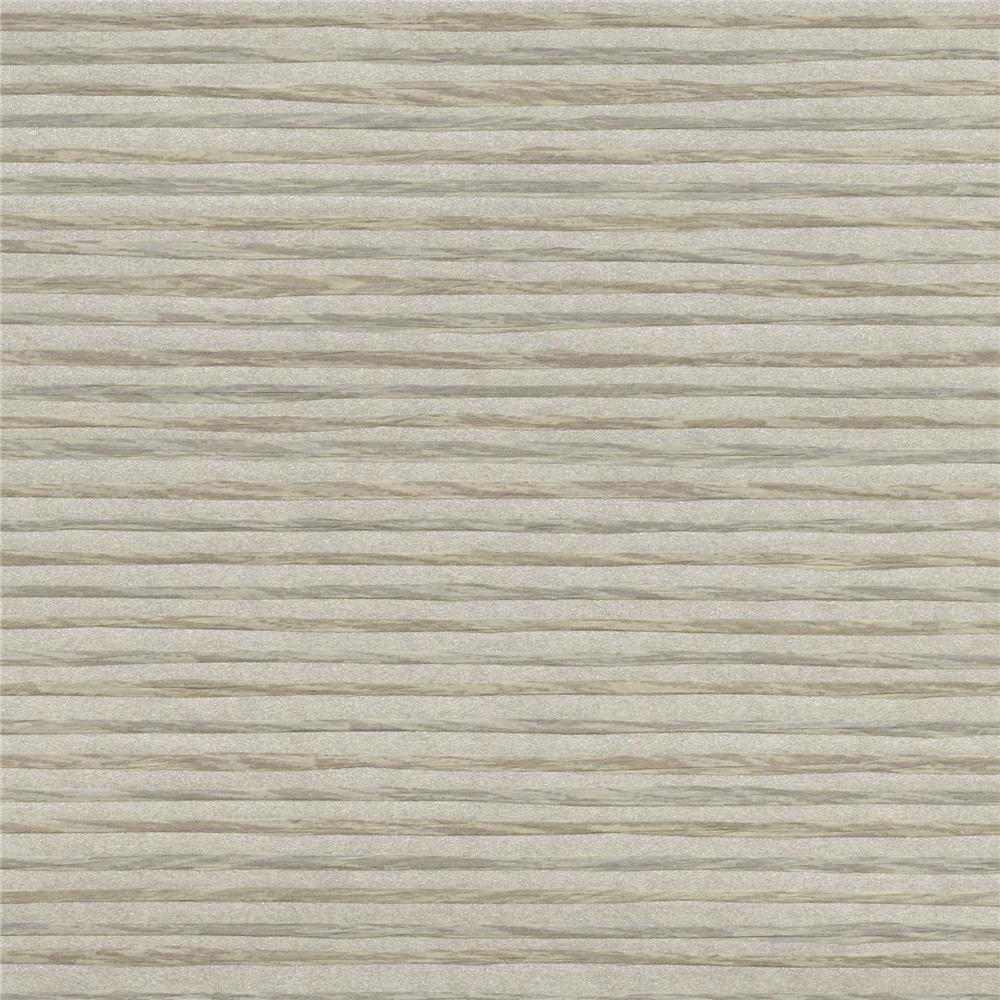 Kenneth James by Brewster 2622-30225 Eva Grey Paper Weave Wallpaper