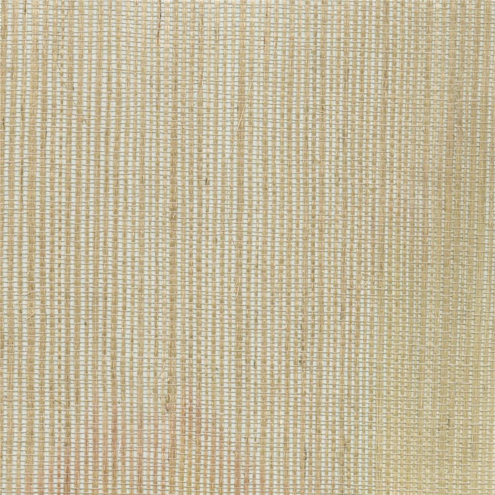 Kenneth James by Brewster 2622-30233 Ruslan Brown Grasscloth Wallpaper