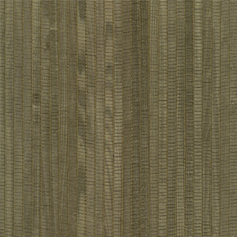 Kenneth James by Brewster 2622-54730 Lucie Charcoal Grasscloth Wallpaper
