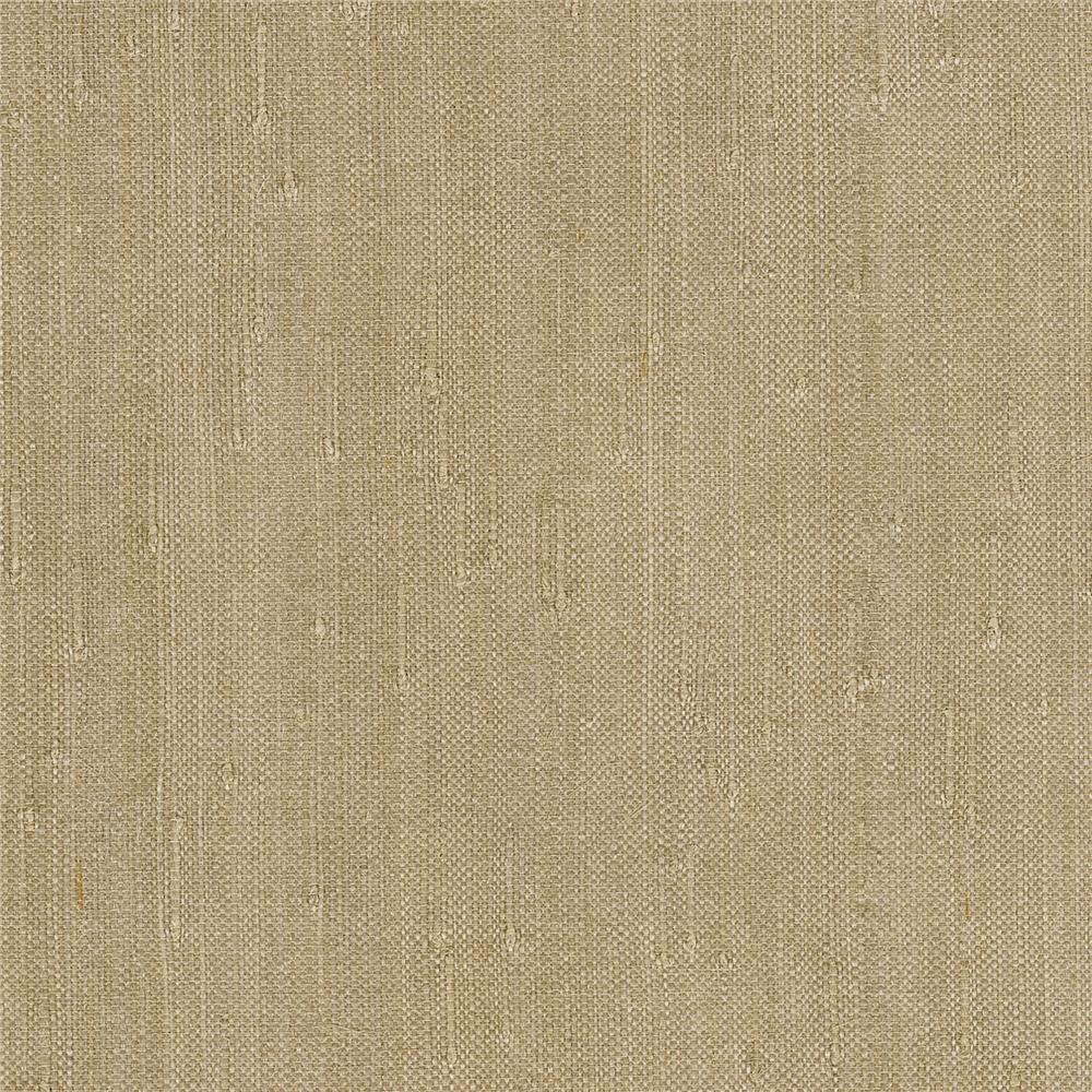 Kenneth James by Brewster 2622-65655 Alexey Grey Grasscloth Wallpaper