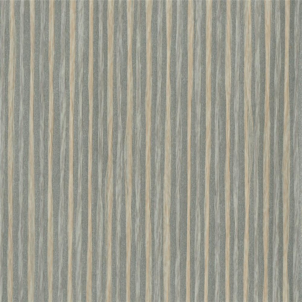 Kenneth James by Brewster 2693-30213 Fuso Sterling Paper Weave Wallpaper