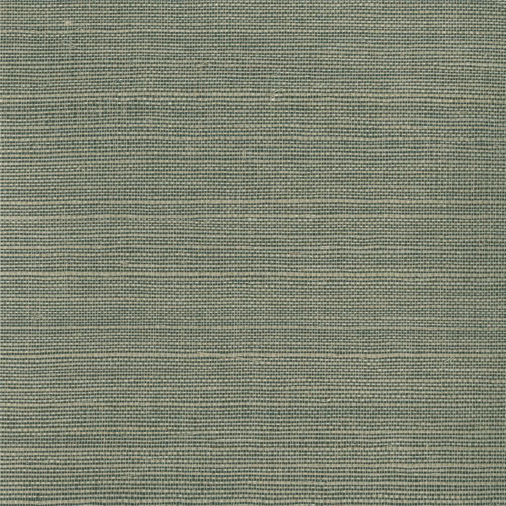 Kenneth James by Brewster 2693-30214 Heisoku Slate Grasscloth Wallpaper