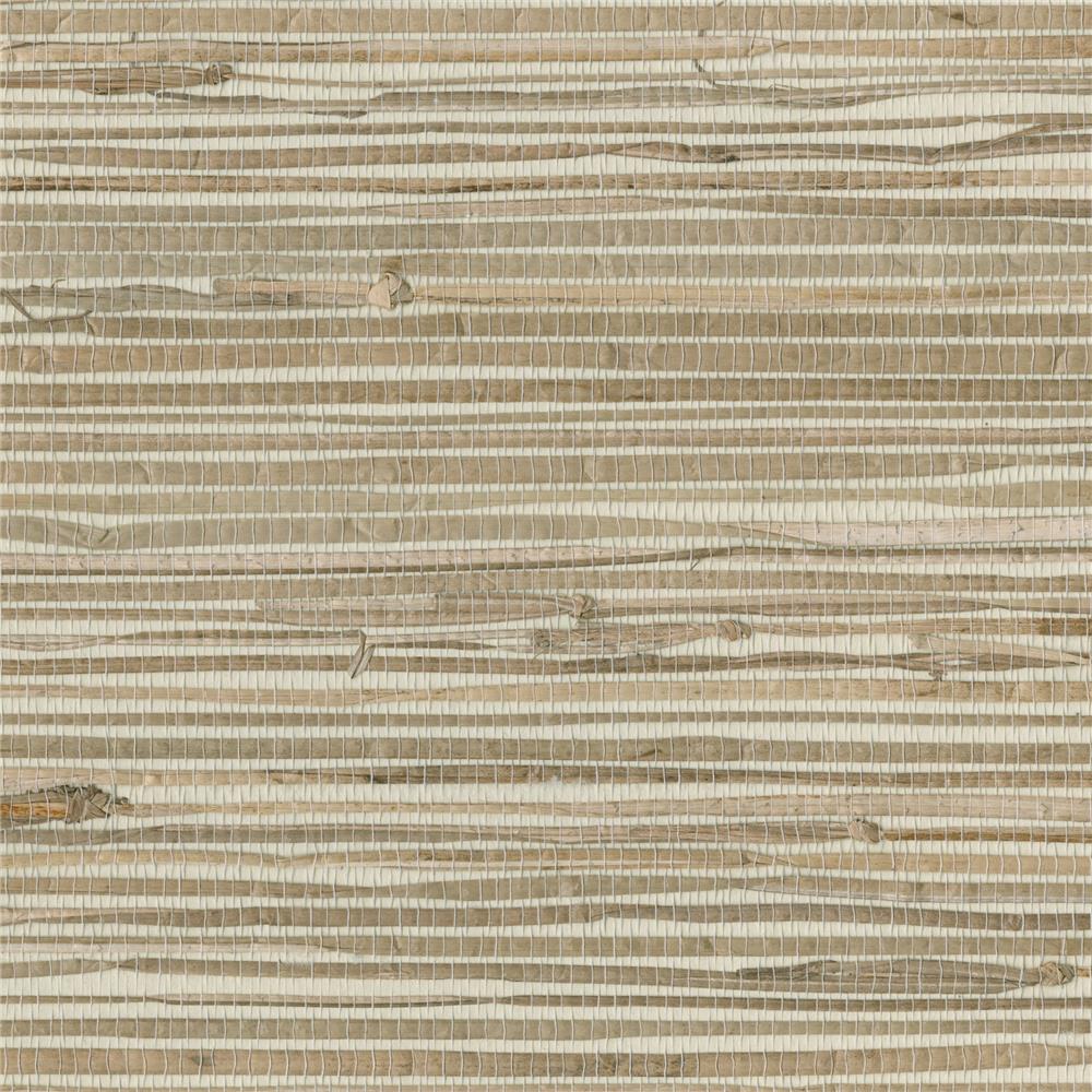 Kenneth James by Brewster 2693-89470 Kyodo Neutral Grasscloth Wallpaper