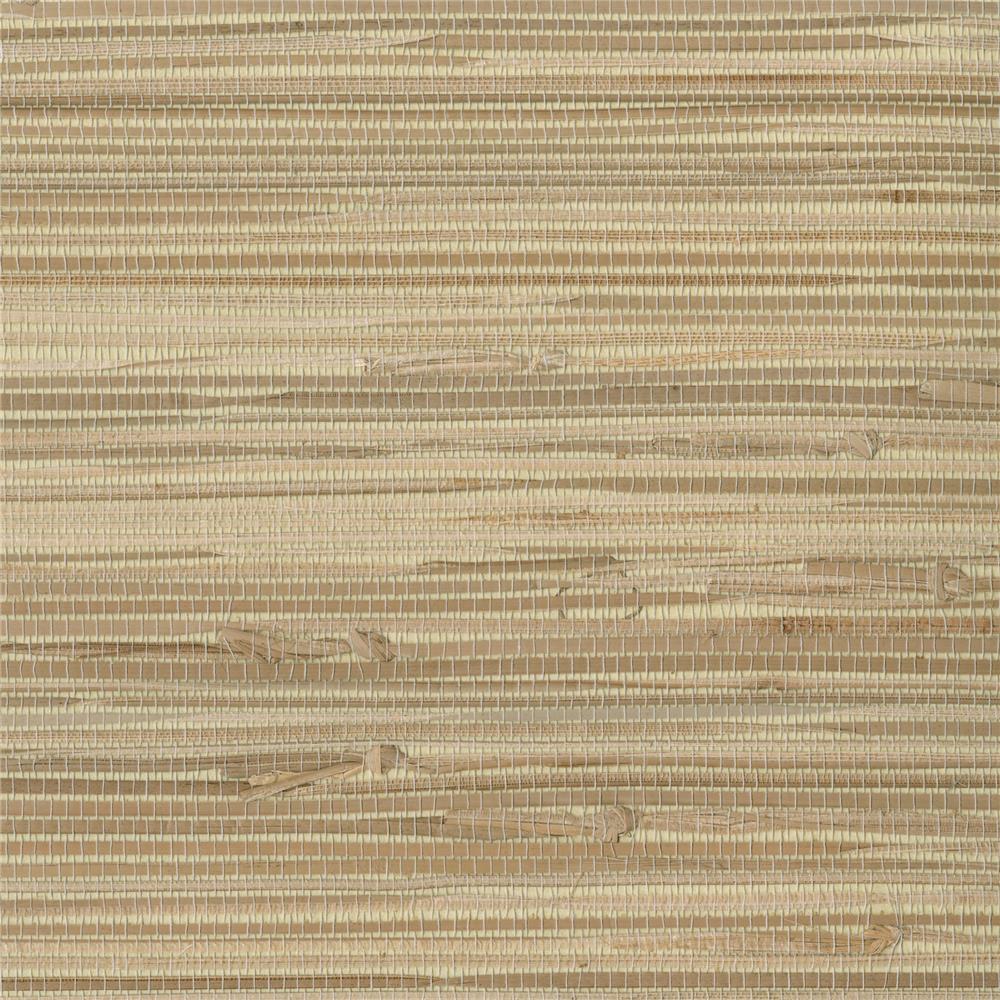Kenneth James by Brewster 2693-89473 Endo Neutral Grasscloth Wallpaper