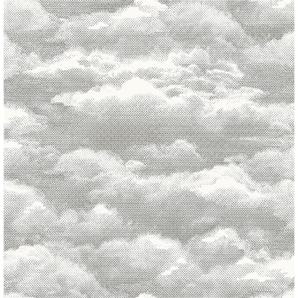 A-Street Prints by Brewster 2716-23803 Eclipse Solstice Opal Cloud Wallpaper