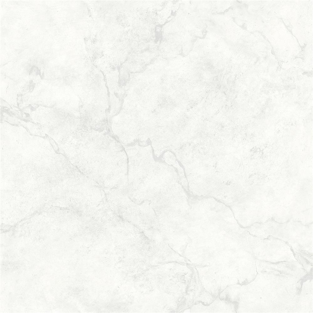 A-Street Prints by Brewster 2716-23870 Eclipse Innuendo White Marble Wallpaper