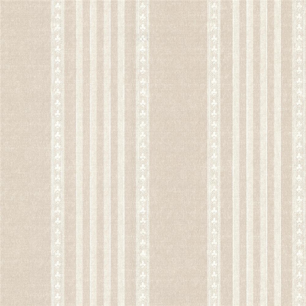 Brewster 2718-21047 Texture Trends II Adria Linen Jacquard Stripe Wallpaper