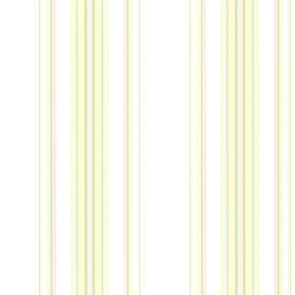 Brewster 2718-68766 Texture Trends II Lenna Yellow Jasmine Stripe Wallpaper