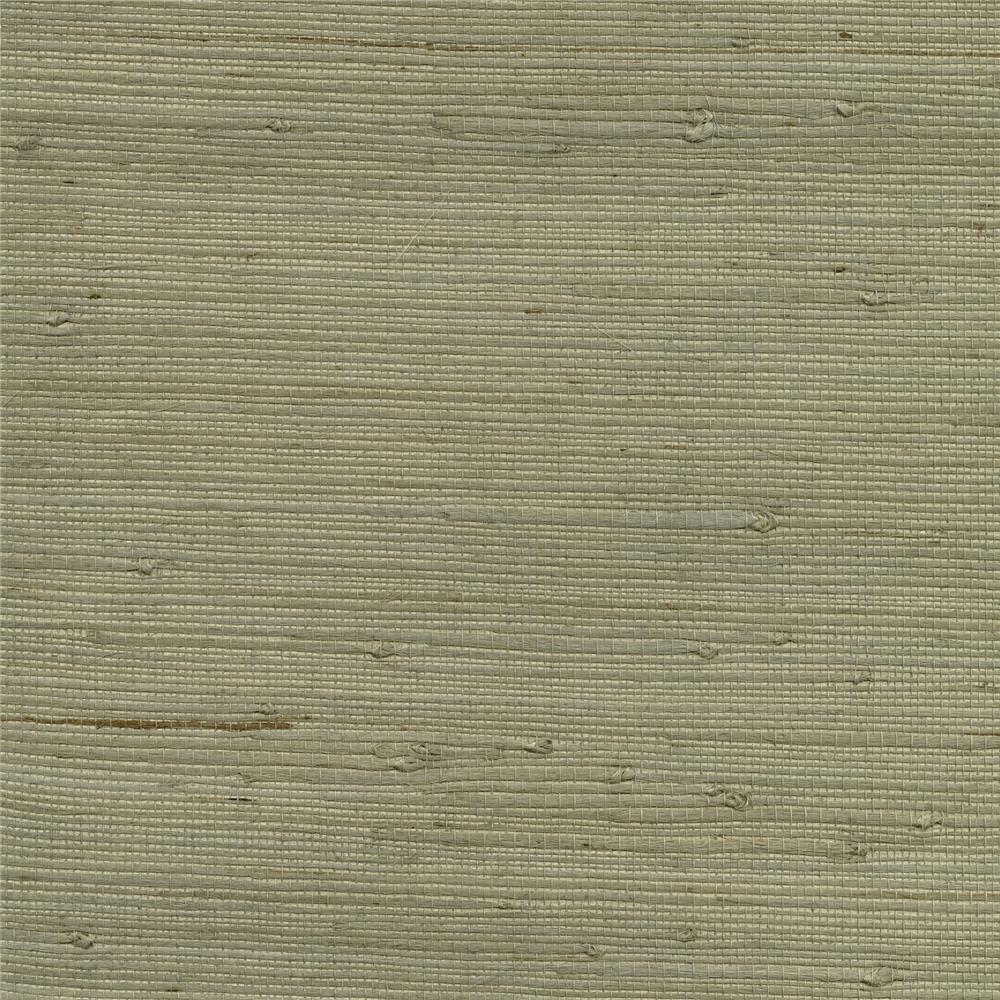 Kenneth James by Brewster 2732-65655 Canton Road Qiantang Grey Grasscloth Wallpaper