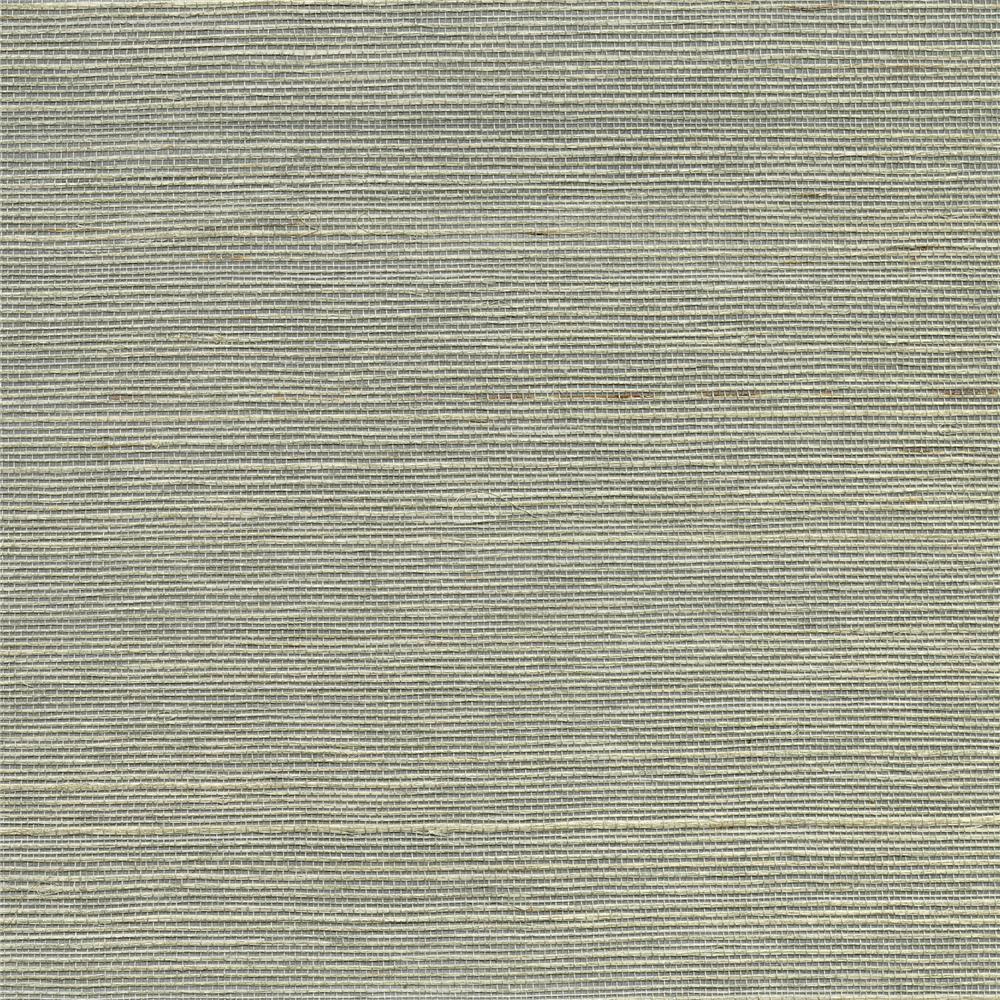 Kenneth James by Brewster 2732-80003 Canton Road Lucena Grey Grasscloth Wallpaper