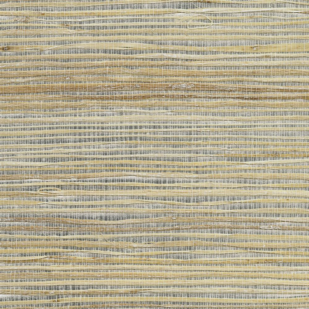 Kenneth James by Brewster 2732-80004 Canton Road Luzhou Silver Grasscloth Wallpaper