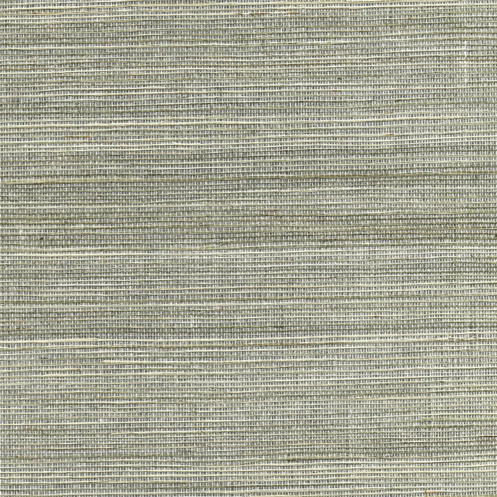 Kenneth James by Brewster 2732-80010 Canton Road Nathan Silver Grasscloth Wallpaper