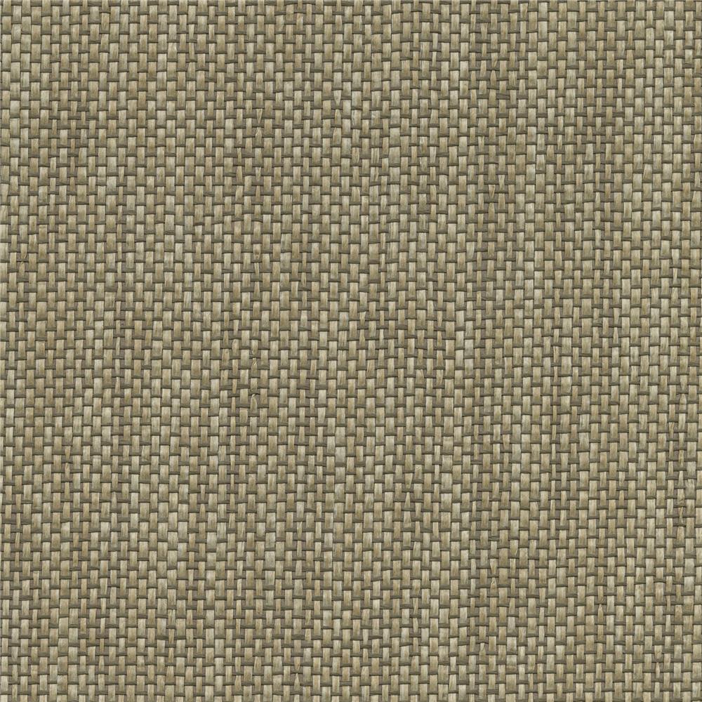 Kenneth James by Brewster 2732-80076 Canton Road Gaoyou Khaki Paper Weave Wallpaper