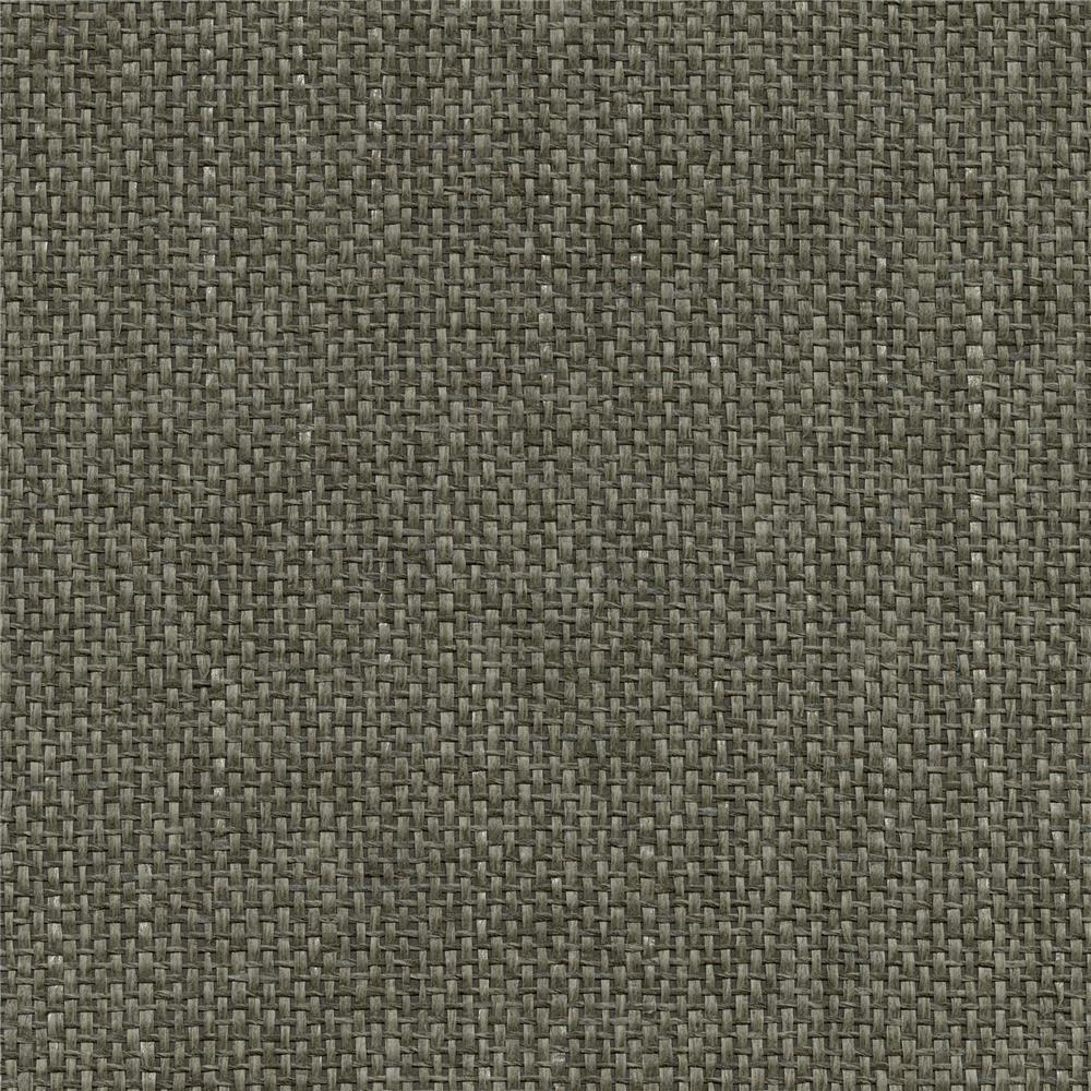 Kenneth James by Brewster 2732-80080 Canton Road Gaoyou Taupe Paper Weave Wallpaper