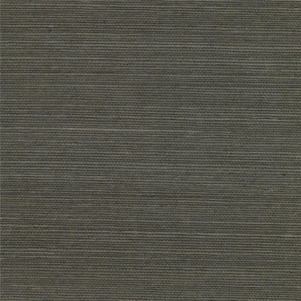 Kenneth James by Brewster 2732-80087 Canton Road Ming Taupe Sisal Grasscloth Wallpaper
