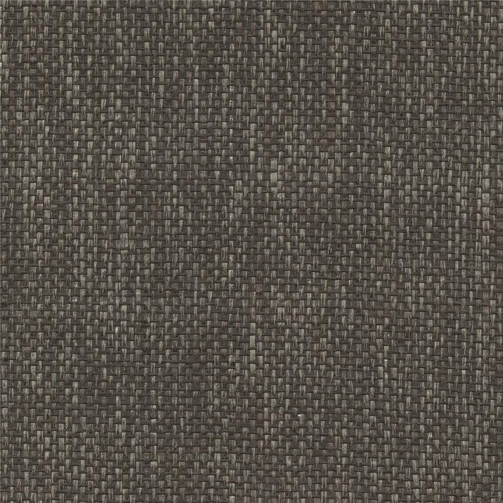 Kenneth James by Brewster 2732-80089 Canton Road Wujiang Espresso Paper Weave Wallpaper