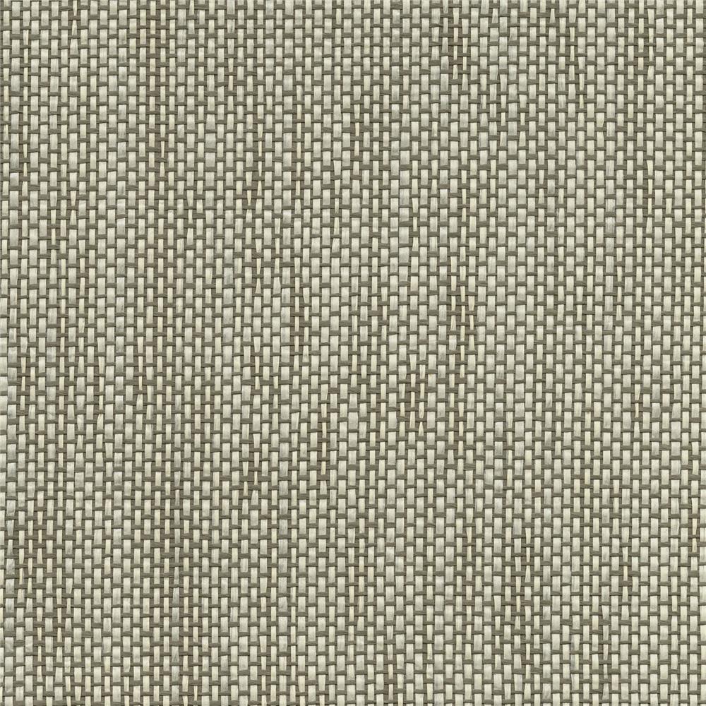 Kenneth James by Brewster 2732-80091 Canton Road Gaoyou Ivory Paper Weave Wallpaper